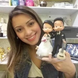 Noivinhos Fofinhos de Biscuit Onde Aprender na internet
