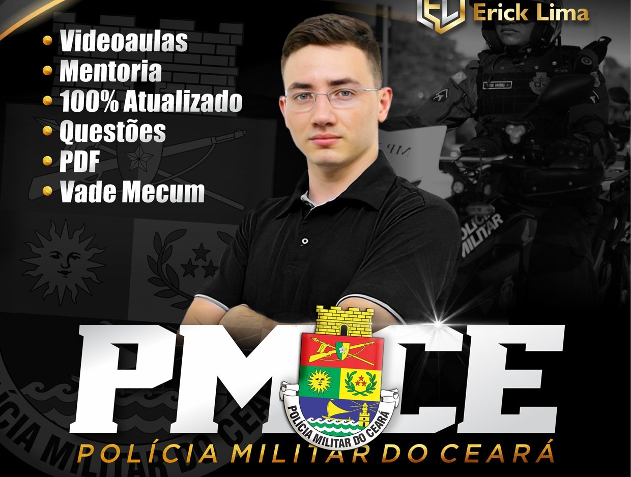 Curso Erick Lima PMCE: A Preparação Completa Para a Polícia Militar do Ceará Onde Aprender na internet