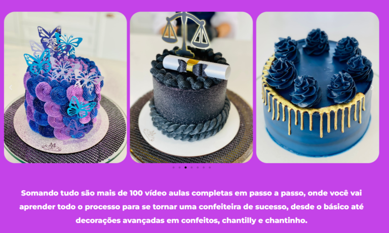 Escola de Bolo by Marrara 4.0: o curso de confeitaria online que vai te ensinar a lucrar com bolos e tortas