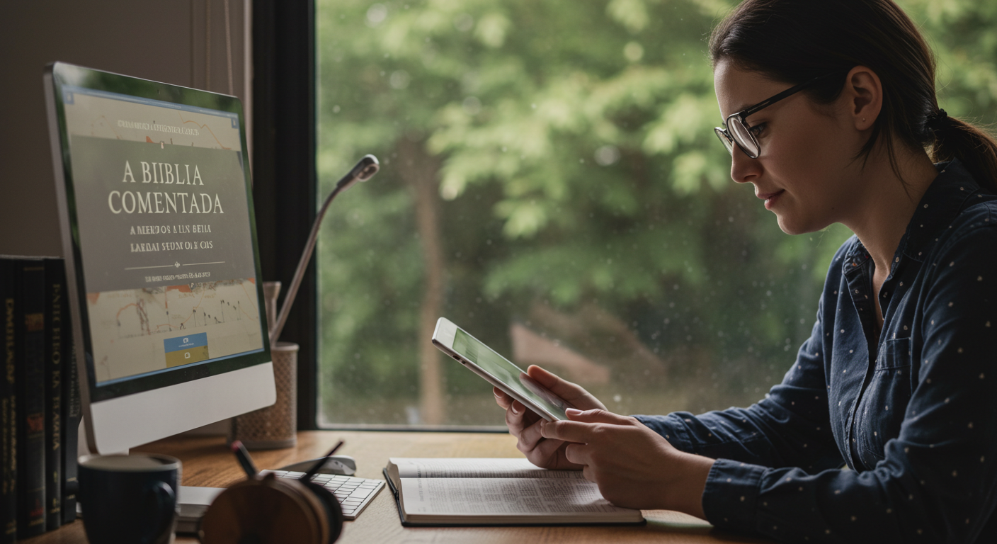 Bíblia Comentada Online — Como Estudar as Escrituras com Profundidade e Recursos Modernos Onde Aprender na internet