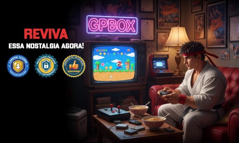 🎮 GPBOX: A Biblioteca Definitiva com Mais de 7 Mil Jogos Retrô – Link Oficial para Compra