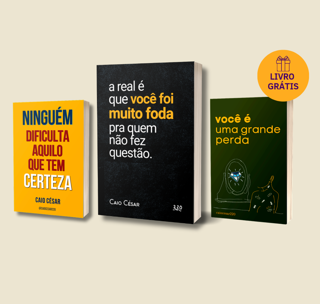 Análise, detalhes e review – Combo A real é que você foi muito foda pra quem não fez questão + Ninguém dificulta aquilo que tem certeza + Brinde 2026 Onde Aprender na internet