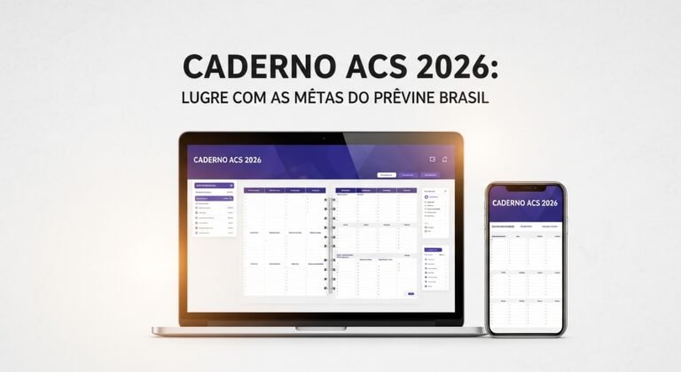 Caderno ACS 2026: Lucre com as Metas do Previne Brasil