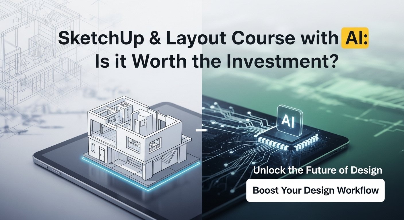 Curso SketchUp e Layout com IA: Vale a Pena? Análise Onde Aprender na internet