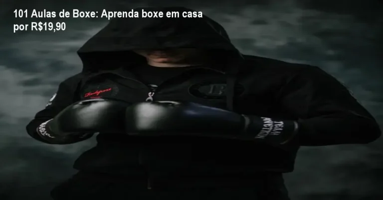 Imagem do curso 101 Aulas de Boxe mostrando técnicas de jab e footwork para iniciantes