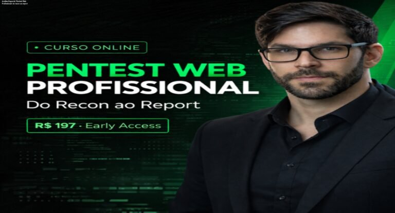 Capa do produto Pentest Web Profissional: do recon ao report