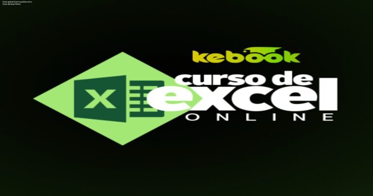Imagem mostrando a criação de um dashboard avançado no Excel durante a prática do Curso de Excel Online