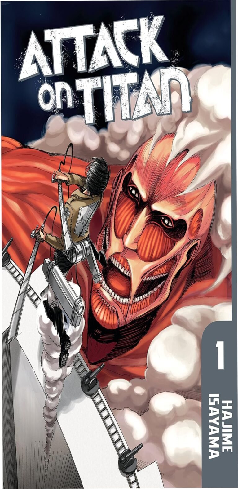 Attack on Titan Volume 1 English Edition by Hajime Isayama - Graphic Novel sobre Titãs e Muros