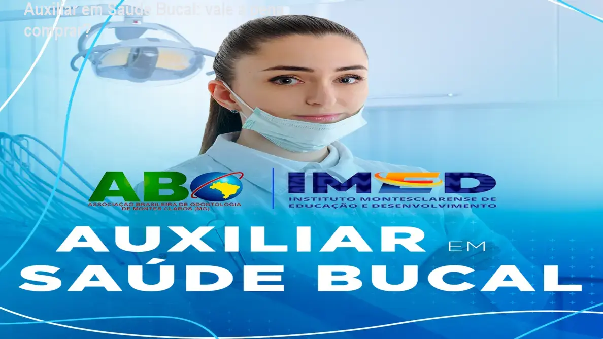 Auxiliar em Saúde Bucal: vale a pena comprar? 1 https://ondeaprender.com.br/auxiliar-saude-bucal-curso-online/ Imagem do curso Auxiliar em Saúde Bucal mostrando estudante assistindo videoaula e aplicando técnicas de higiene bucal