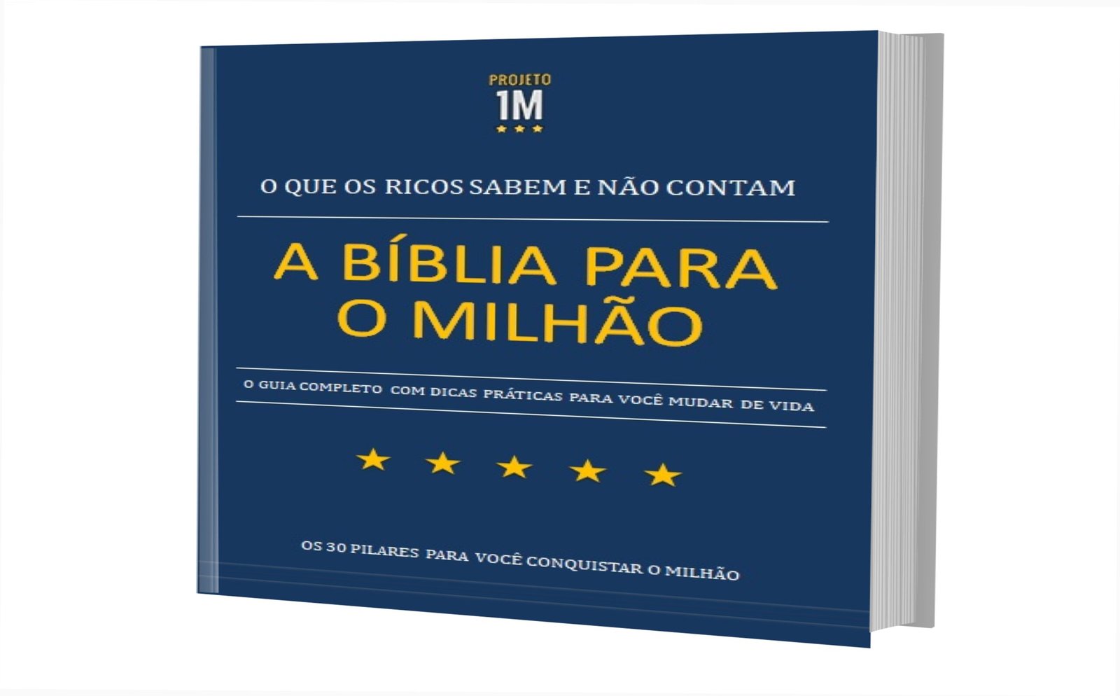 Capa do e-book A Bíblia para o Milhão mostrando estratégia de sucesso financeiro