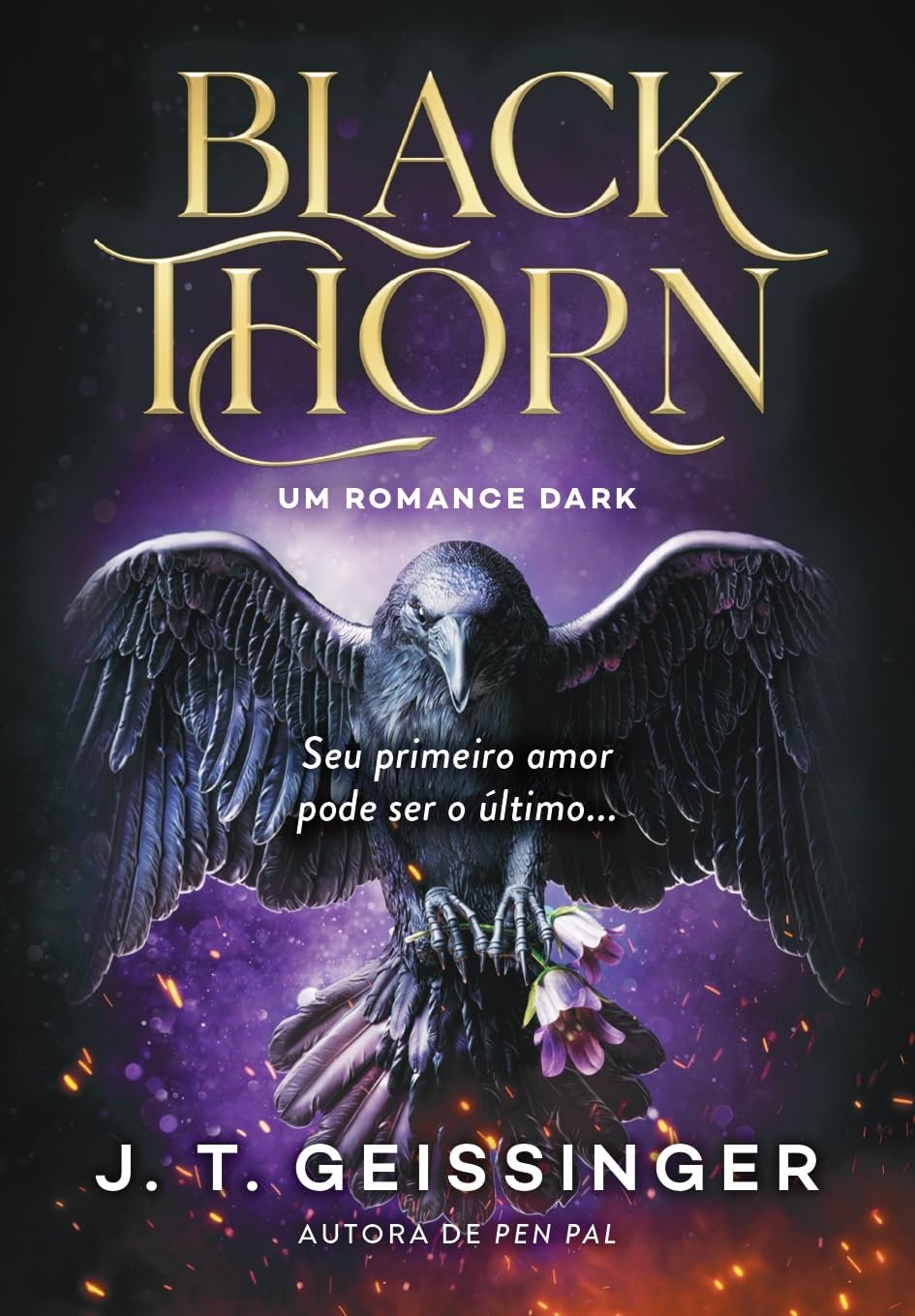 Capa do livro Blackthorn: Um romance dark de J. T. Geissinger