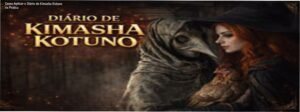 Imagem do capa do Diário de Kimasha Kotuno mostrando símbolos misteriosos e design ocultista