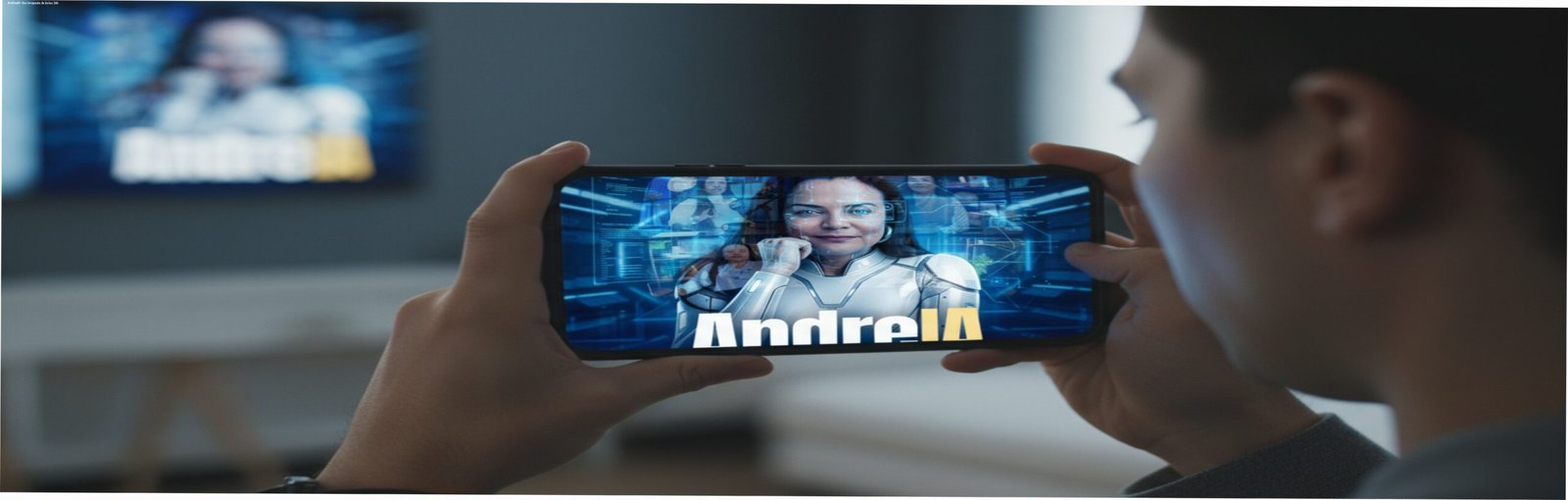 Captura de tela do aplicativo AndreaAI mostrando conversa de apoio emocional baseada em psicanálise