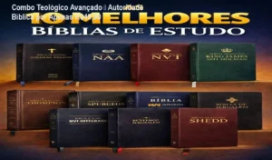 Imagem do Combo Teológico Avançado mostrando cursos, certificados e bônus para pastores e estudantes de teologia
