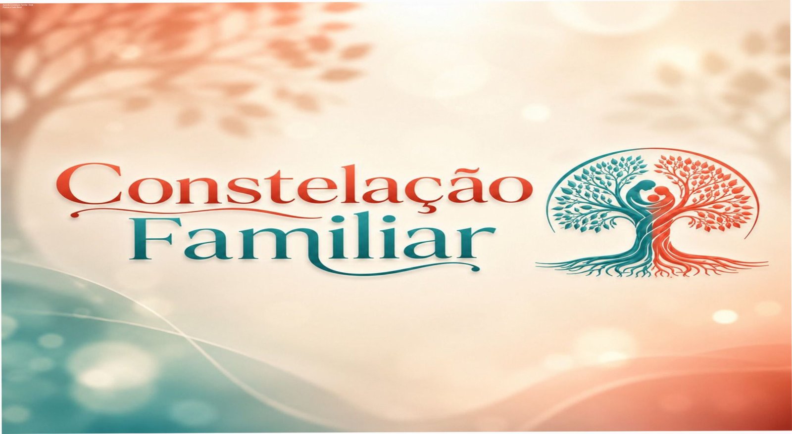 Estudante aplicando Constelação Familiar em ambiente online com tela de vídeo e notas de atendimento