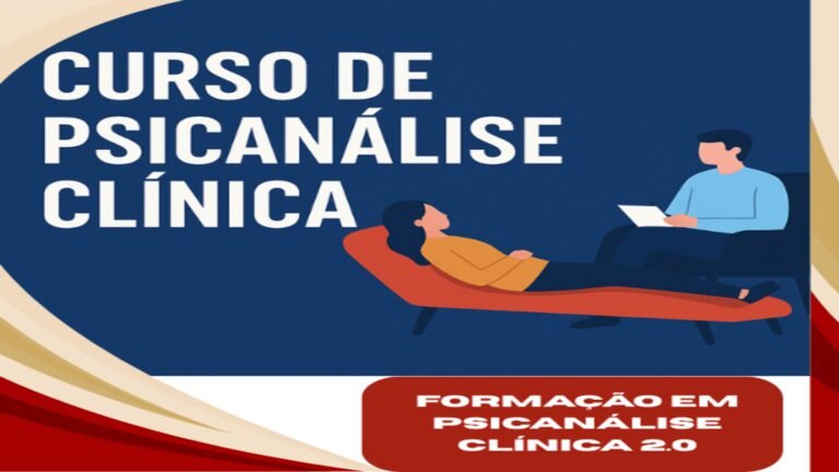Tela do curso Formação Profissional em Psicanálise Clínica da IB Terapias mostrando módulo de teoria freudiana