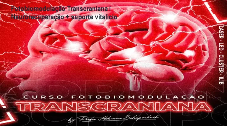 Profissional de saúde aplicando fotobiomodulação transcraniana para melhorar a neurorecuperação de pacientes