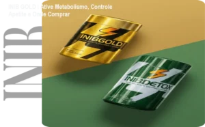 Cápsulas de INIB GOLD sendo usadas por mulher para acelerar o metabolismo e controlar a fome