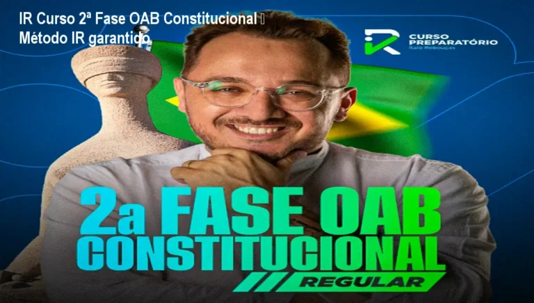 IR Curso 2ª Fase OAB Constitucional – Método IR garantido 2 https://ondeaprender.com.br/neurogenix-como-melhorar-memoria-foco/ Tela do curso IR para 2ª fase da OAB em Direito Constitucional mostrando modelo de peça prática