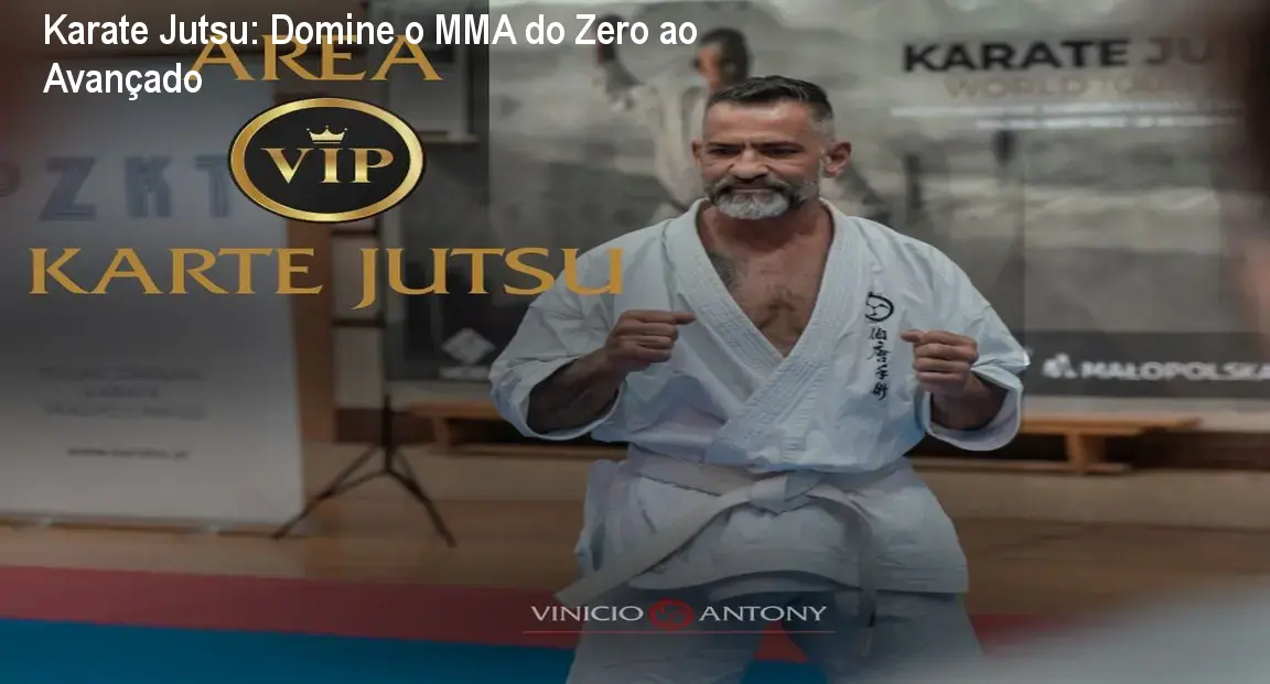 Vinicio Antony demonstra Karate Jutsu aplicado ao MMA, mostrando técnica de soco poderoso e combate real