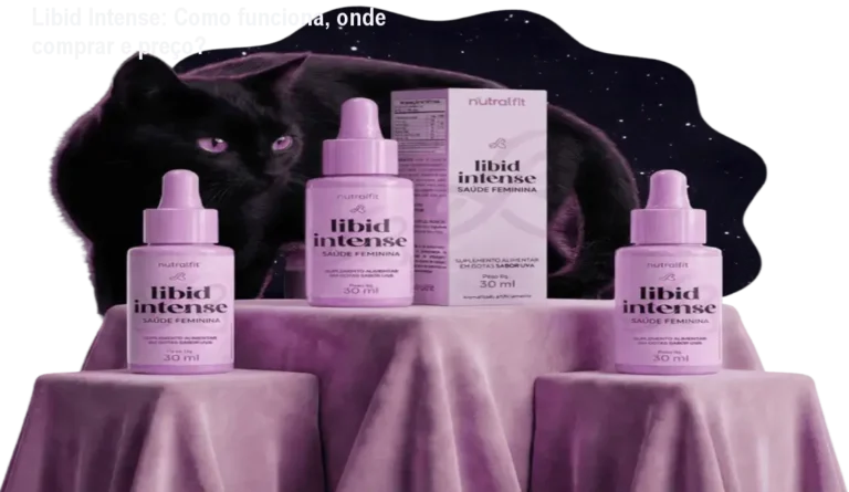 Gotas sublinguais de Libid Intense aumentando a libido feminina