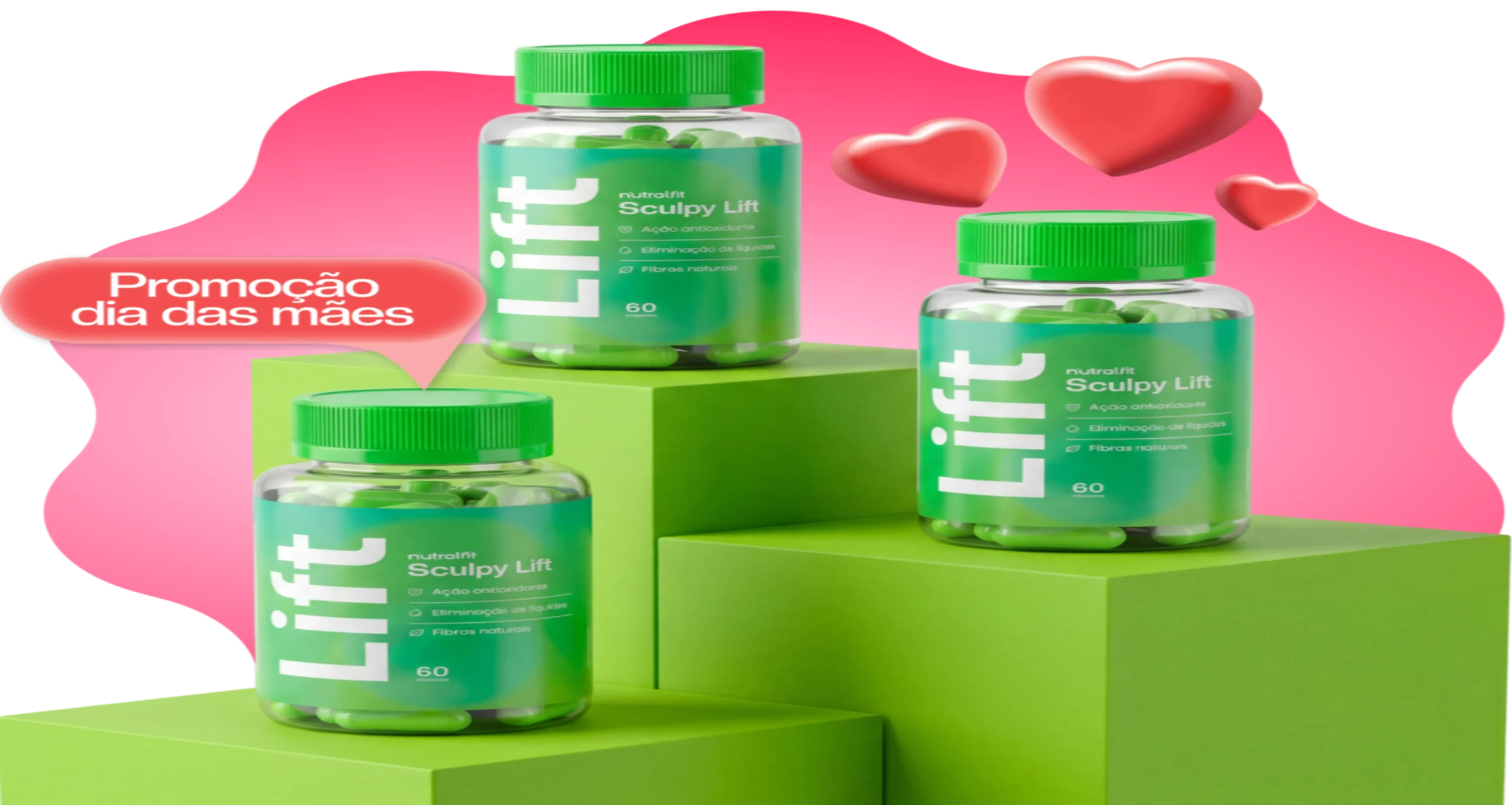Cápsulas Lift Detox Black mostrando corpo mais definido após uso