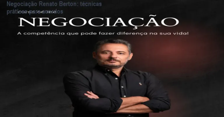 Negociação Renato Berton: técnicas práticas para acordos 4 https://ondeaprender.com.br/as-entrelinhas-lei-da-atracao-curso-online/ Imagem do curso Negociação de Renato Berton mostrando workbook interativo e benefícios de fechar acordos vantajosos