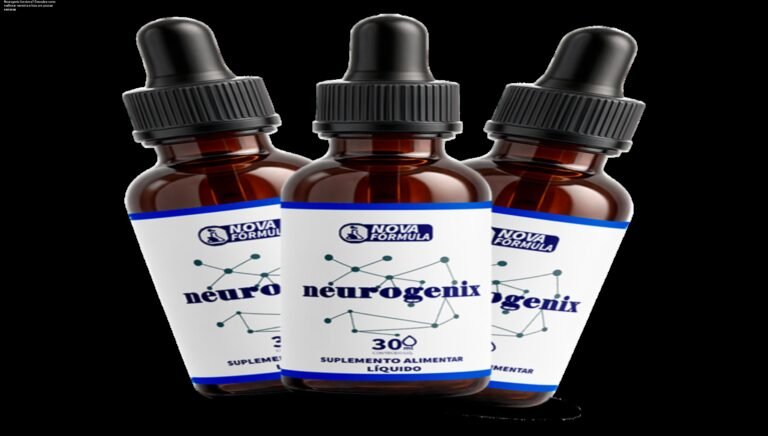 Frasco de Neurogenix sendo usado por adulto para melhorar memória e foco