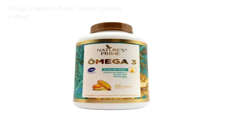 Ômega 3 Nature's Prime – Saúde Cardíaca e Olhos 7 https://ondeaprender.com.br/mounja-slim-caps-comprar-oferta-oficial/ Frasco de Ômega 3 Nature's Prime mostrando cápsulas para melhorar a saúde do coração e dos olhos