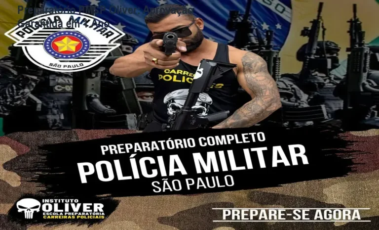 Imagem do curso Preparatório PMSP Instituto Óliver mostrando aulas online e suporte para aprovação