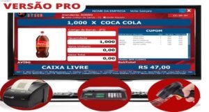Tela do SysOn PDV Pro mostrando vendas rápidas no ponto de venda