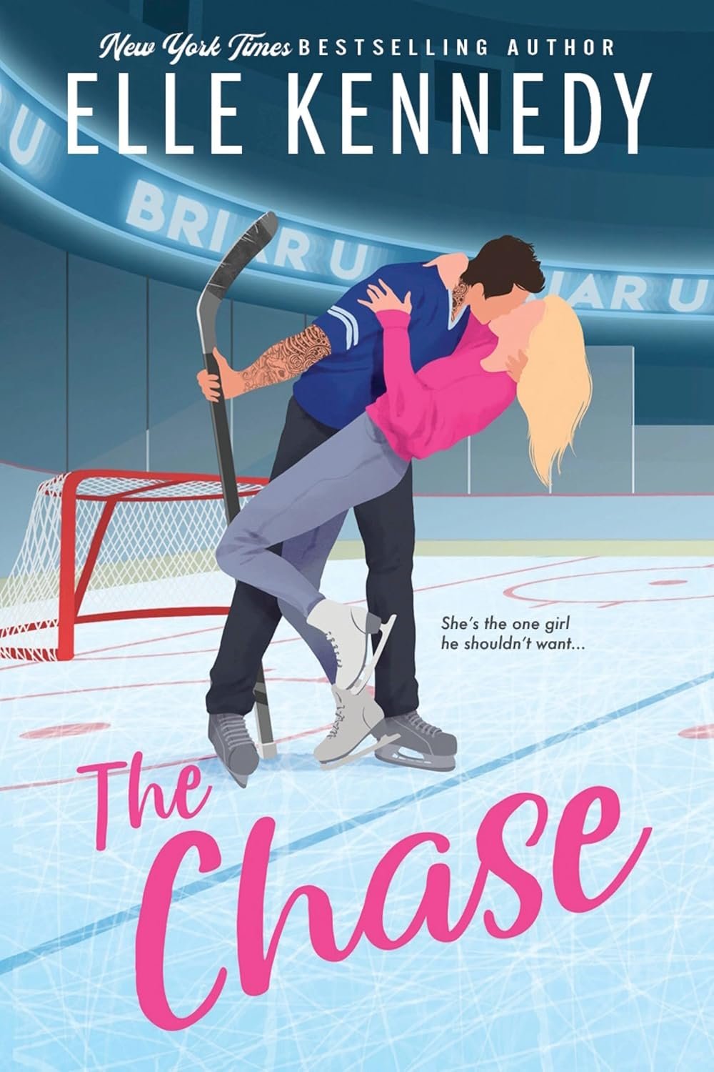 The Chase Elle Kennedy romance hockey universitário grumpy sunshine livro ebook