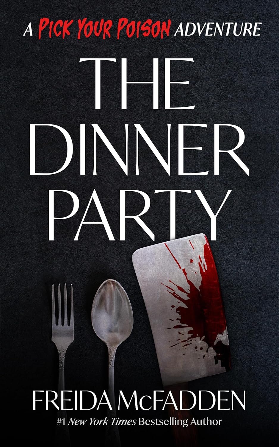 Capa do eBook The Dinner Party de Freida McFadden, aventura de escolha com 22 finais