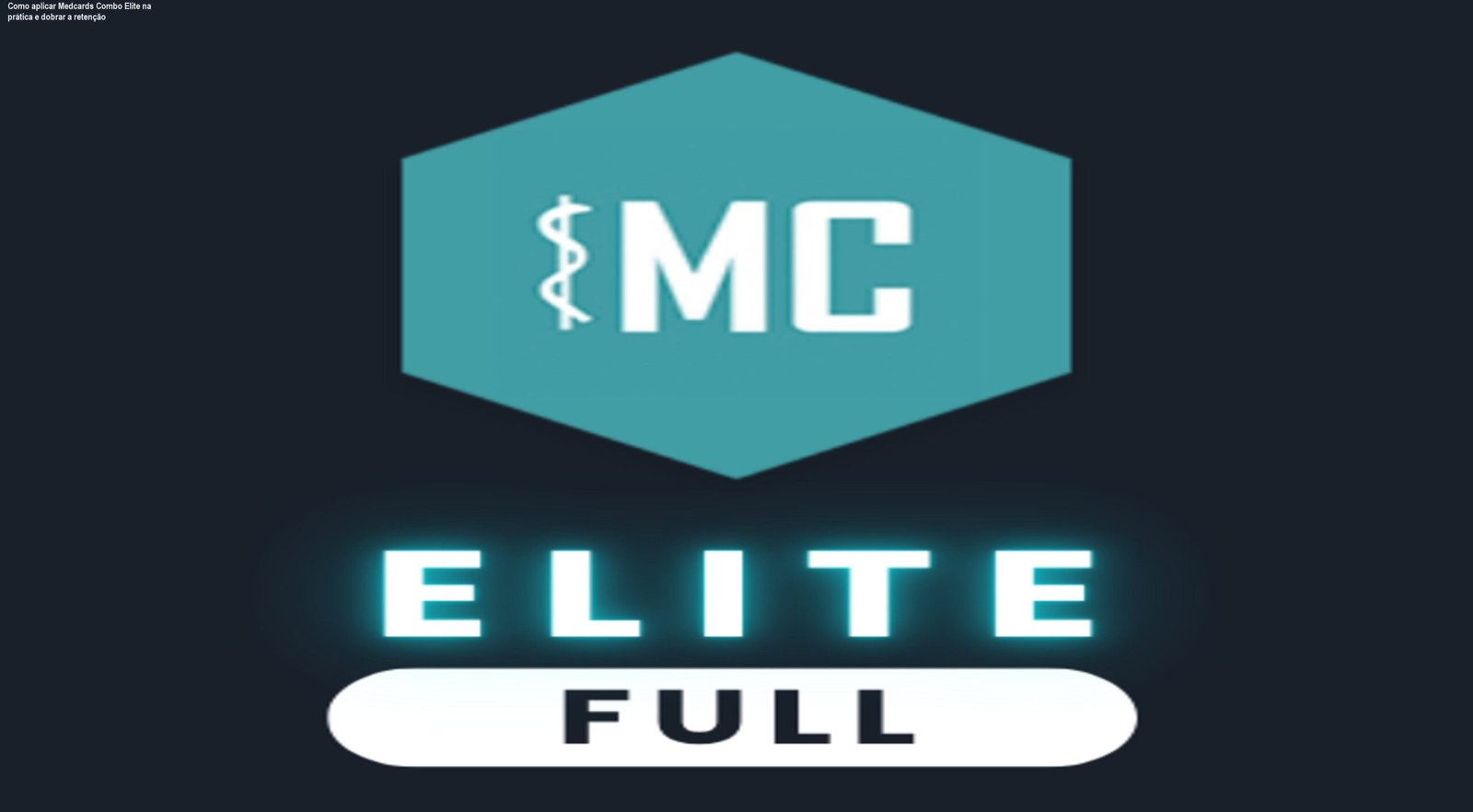 Tela do dashboard do Medcards Combo Elite mostrando cronograma de estudo e flashcards adaptativos em ação