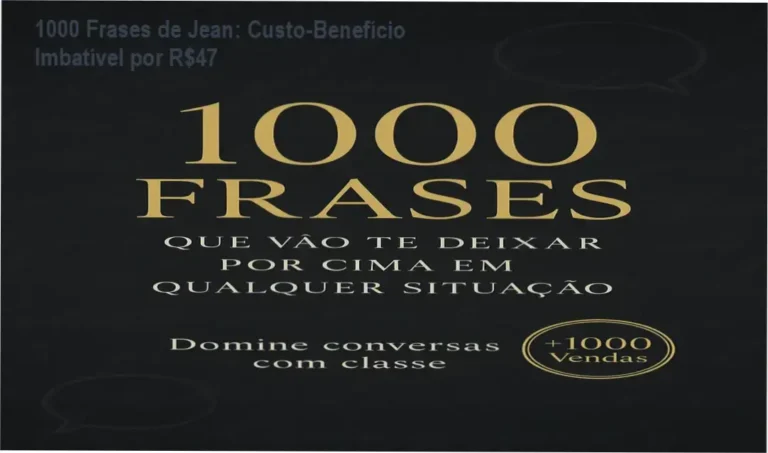 1000 Frases de Jean – garantia de devolução em 7 dias