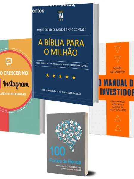 Combo Projeto Milhão: Guia de Riqueza, Instagram e Investimentos