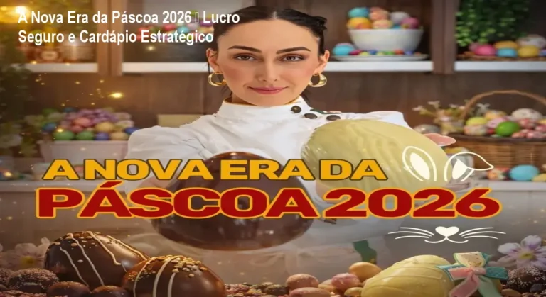 Curso A Nova Era da Páscoa 2026 mostrando confeiteiras como lucrar na data comemorativa