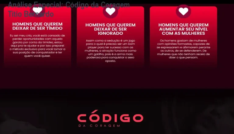 Análise Especial: Código da Coragem Titio Bernardo 7 https://ondeaprender.com.br/grimorio-antifofista/ Capa informativa sobre o tema Código da Coragem Titio Bernardo