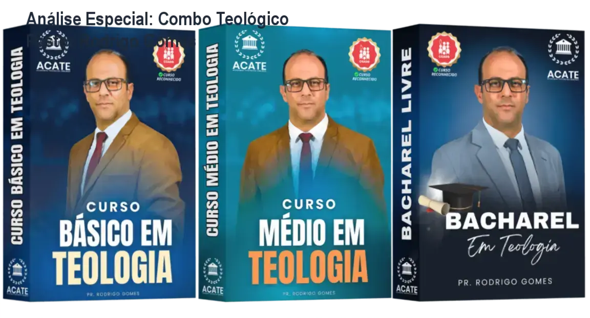 Análise Especial: Combo Teológico Pastor Rodrigo Gomes 1 https://ondeaprender.com.br/combo-teologico-pastor-rodrigo-gomes/ Capa informativa sobre o tema Combo Teológico Pastor Rodrigo Gomes