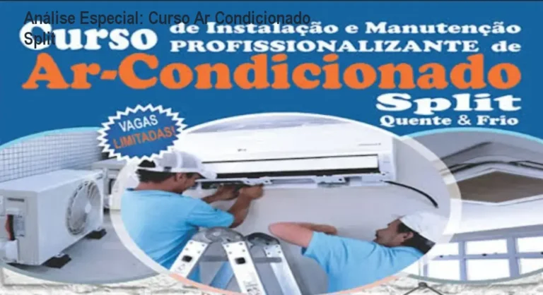 Análise Especial: Curso Ar Condicionado Split 8 https://ondeaprender.com.br/ Capa informativa sobre o tema Curso Ar Condicionado Split