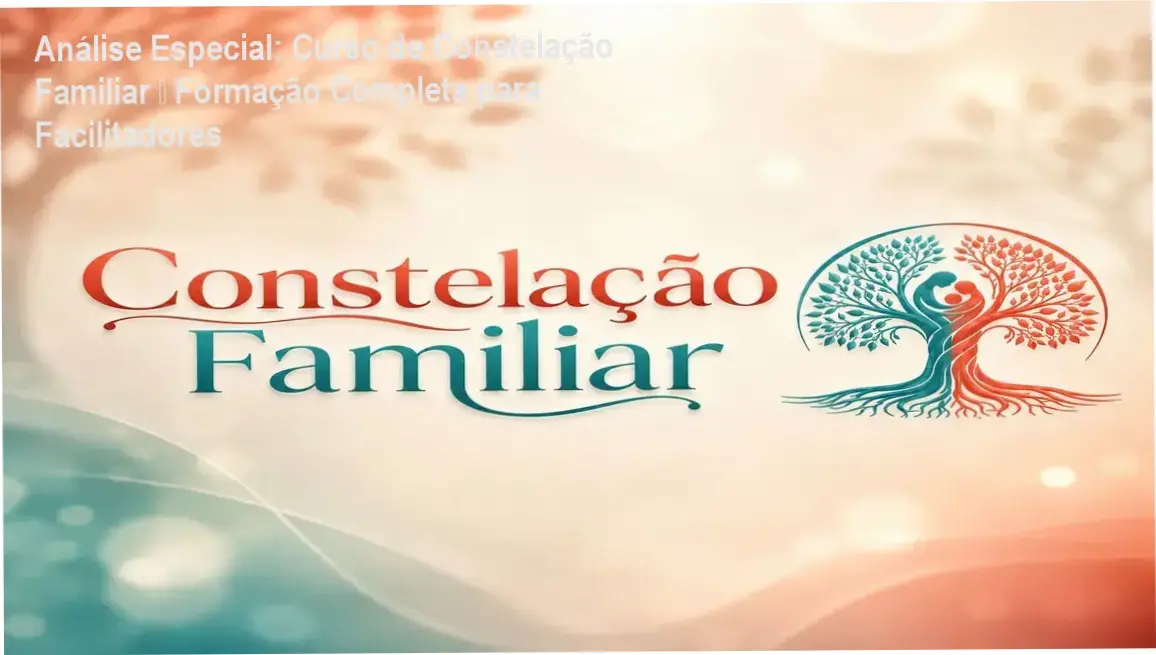 Capa informativa sobre o tema Curso de Constelação Familiar – Formação Completa para Facilitadores