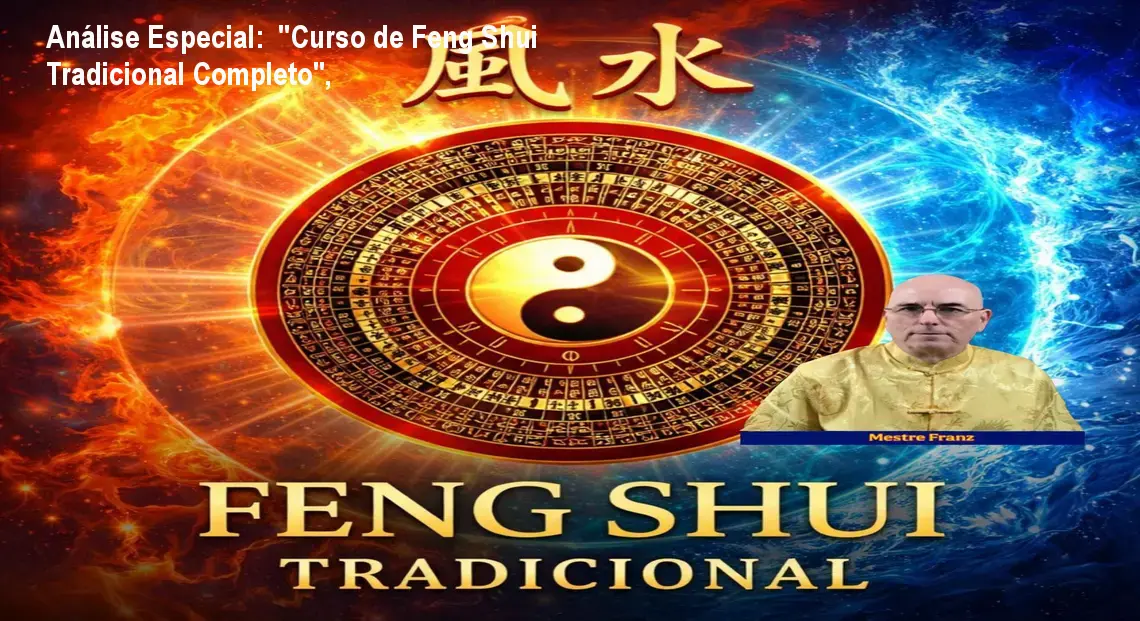 Capa informativa sobre o tema "Curso de Feng Shui Tradicional Completo",