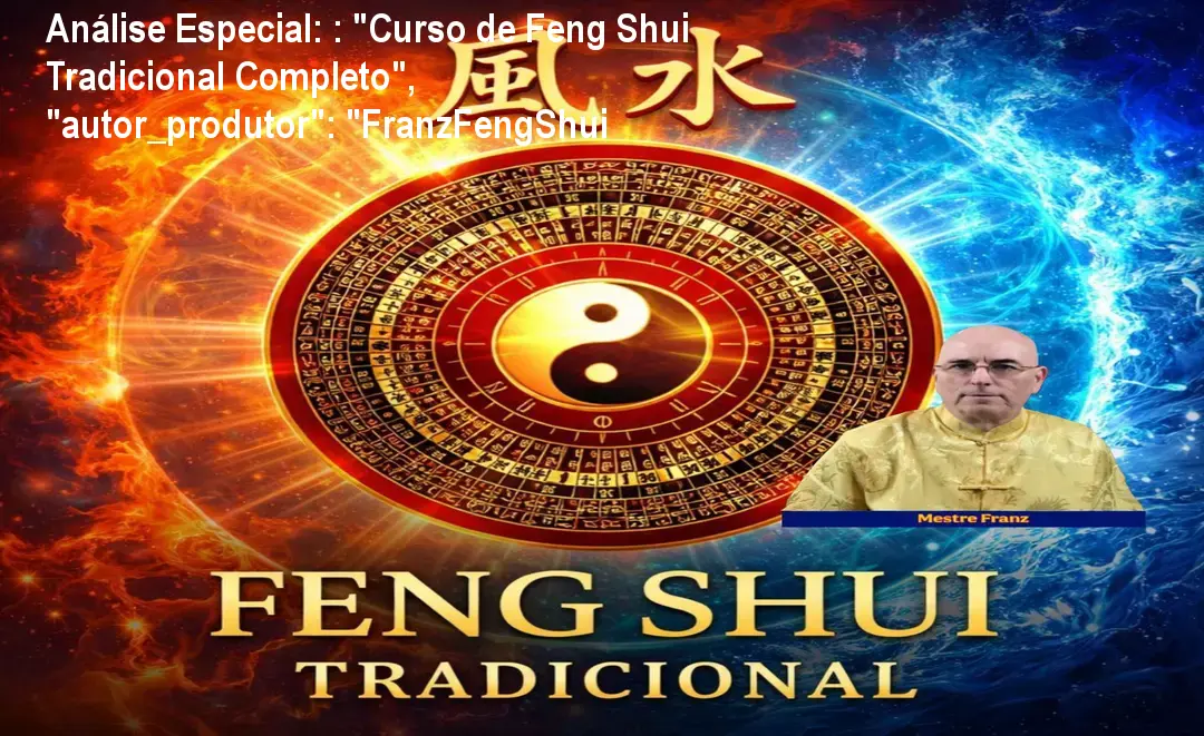 Capa informativa sobre o tema : "Curso de Feng Shui Tradicional Completo", "autor_produtor": "FranzFengShui