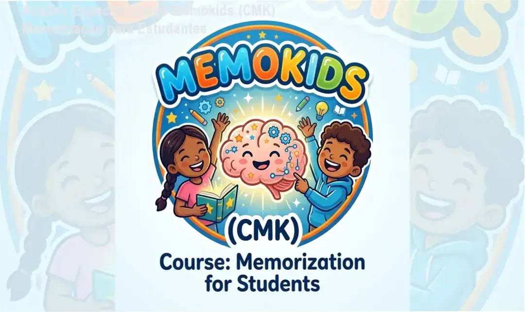 Análise Especial: Curso Memokids (CMK) Memorização para Estudantes 1 https://ondeaprender.com.br/curso-memokids-cmk-memorizacao-para-estudantes-13/ Capa informativa sobre o tema Curso Memokids (CMK) Memorização para Estudantes
