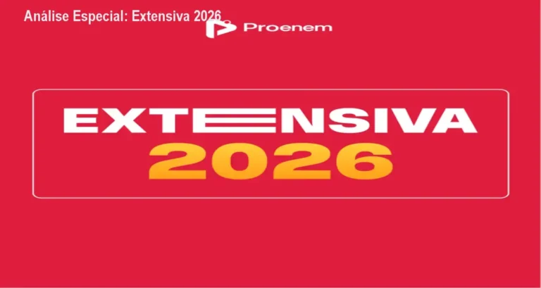 Capa informativa sobre o tema Extensiva 2026