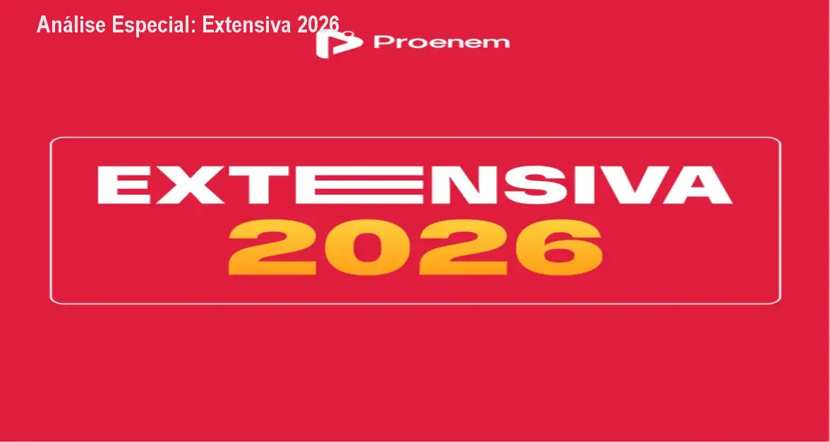 Capa informativa sobre o tema Extensiva 2026