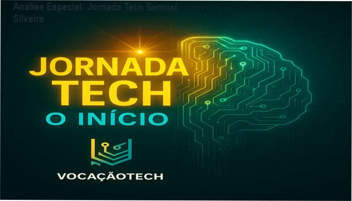 Capa informativa sobre o tema Jornada Tech Samuel Silveira