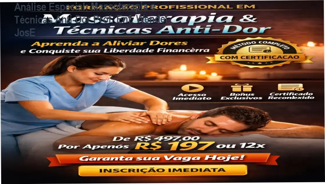 Capa informativa sobre o tema Massoterapia e Técnicas Anti-Dor Prof. Enf. Wendel JosE