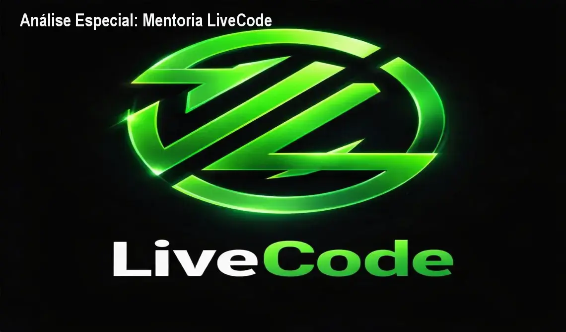 Capa informativa sobre o tema Mentoria LiveCode