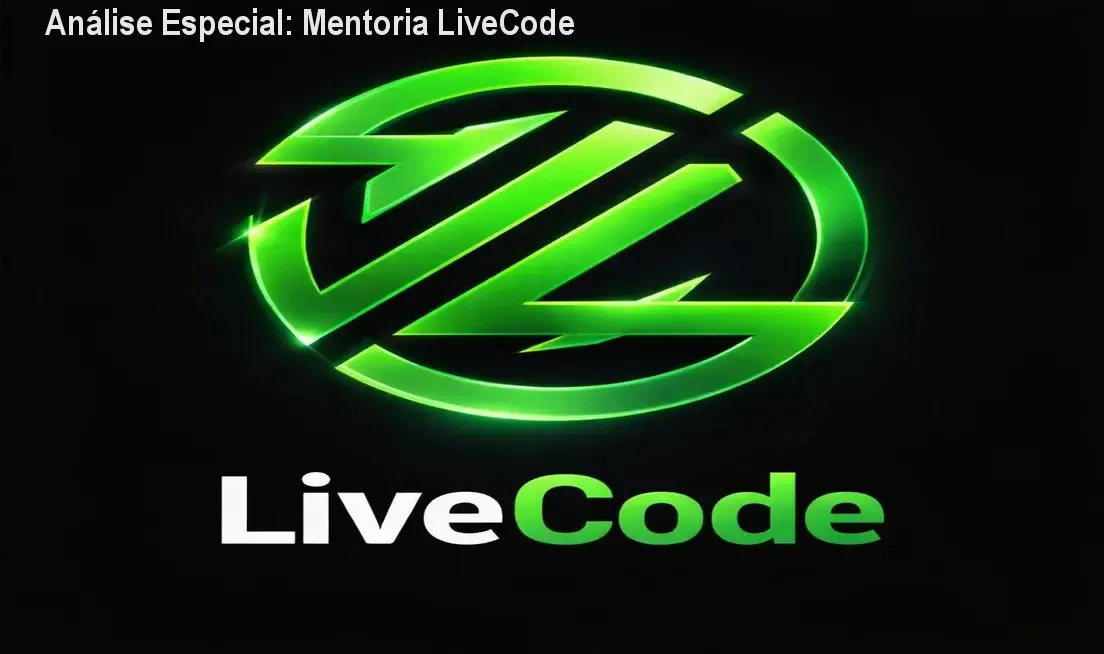 Capa informativa sobre o tema Mentoria LiveCode